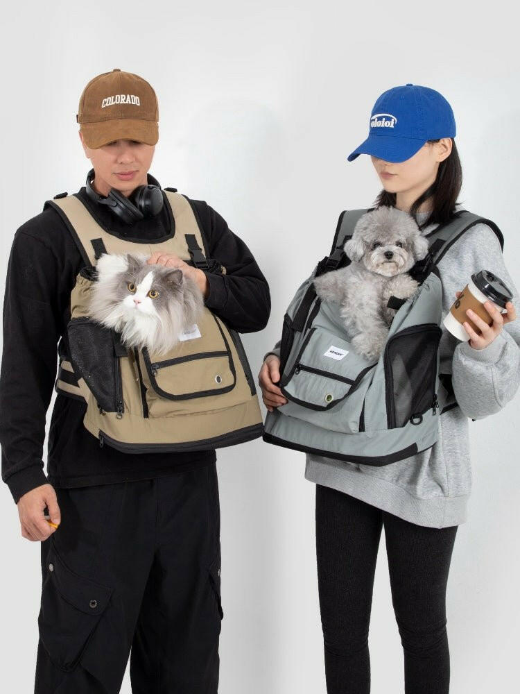 Mountain Series Front Pet Carrier – Light Camel - Paw Charge